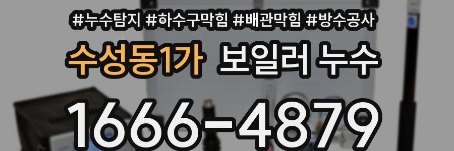 수성동1가 보일러 누수