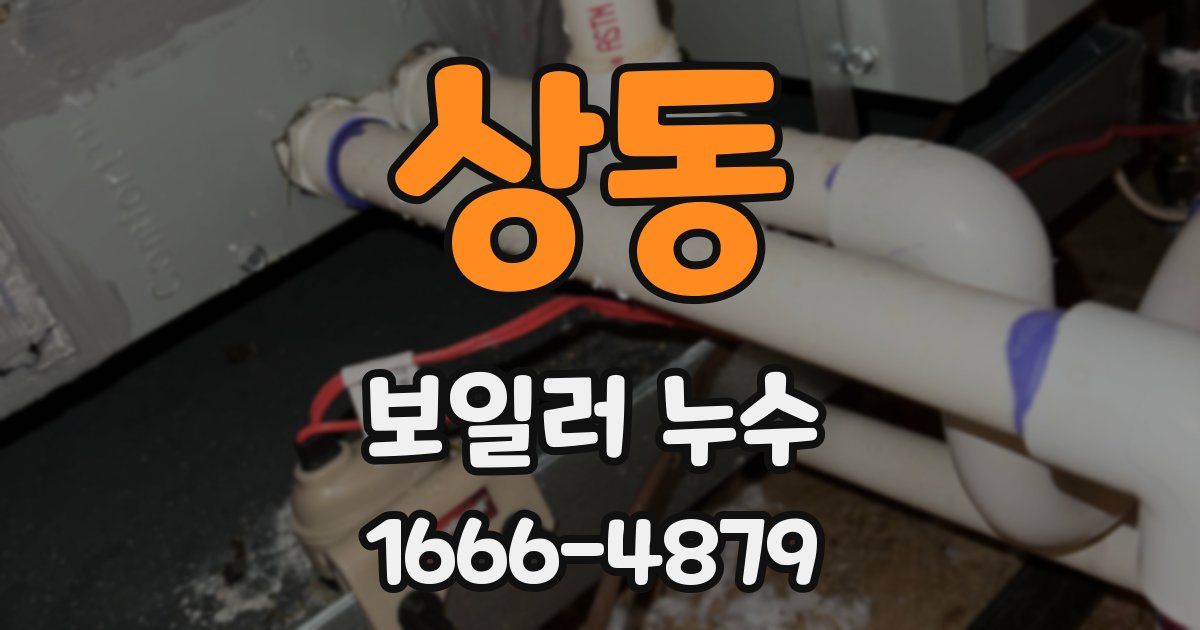 상동 보일러 누수