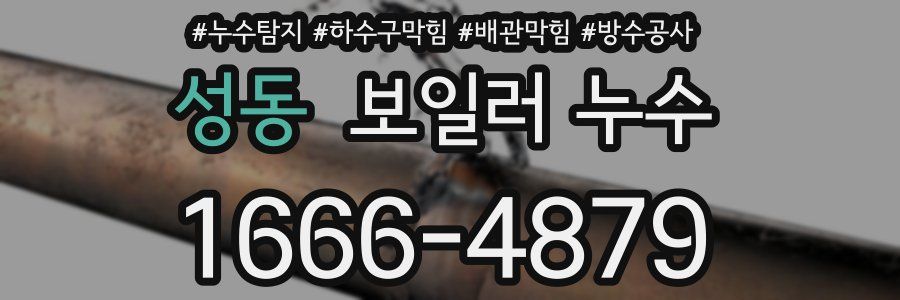 성동 보일러 누수