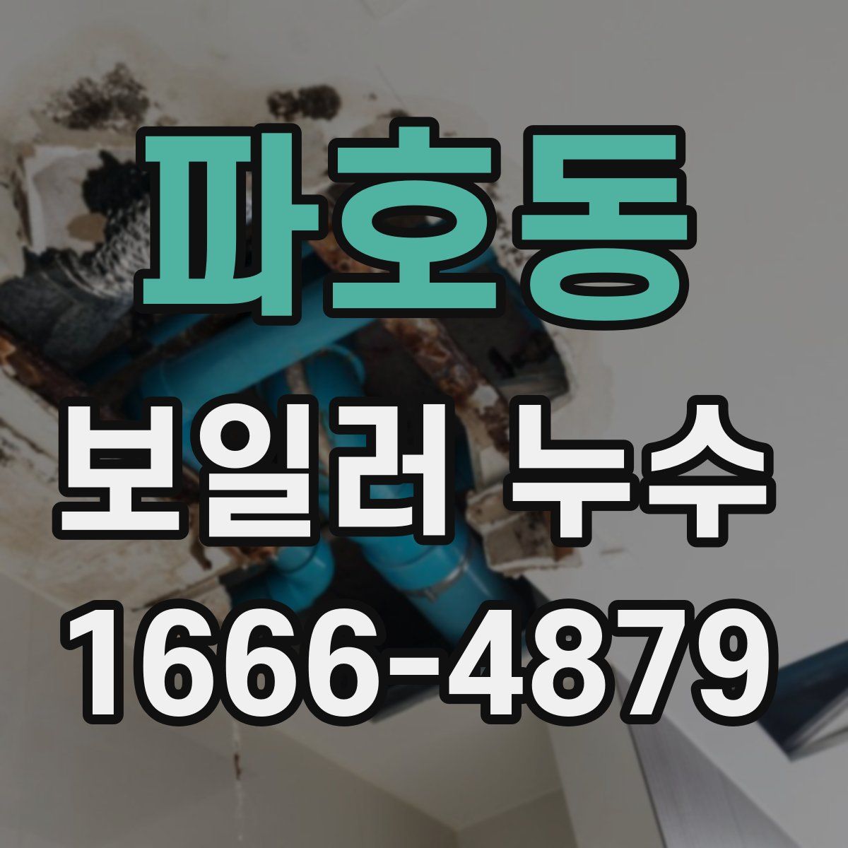 파호동 보일러 누수