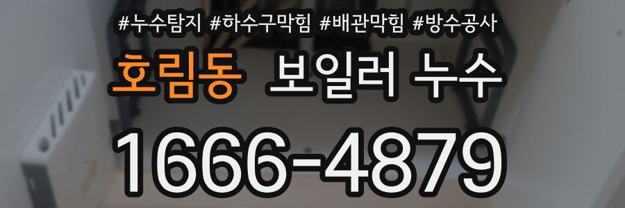 호림동 보일러 누수