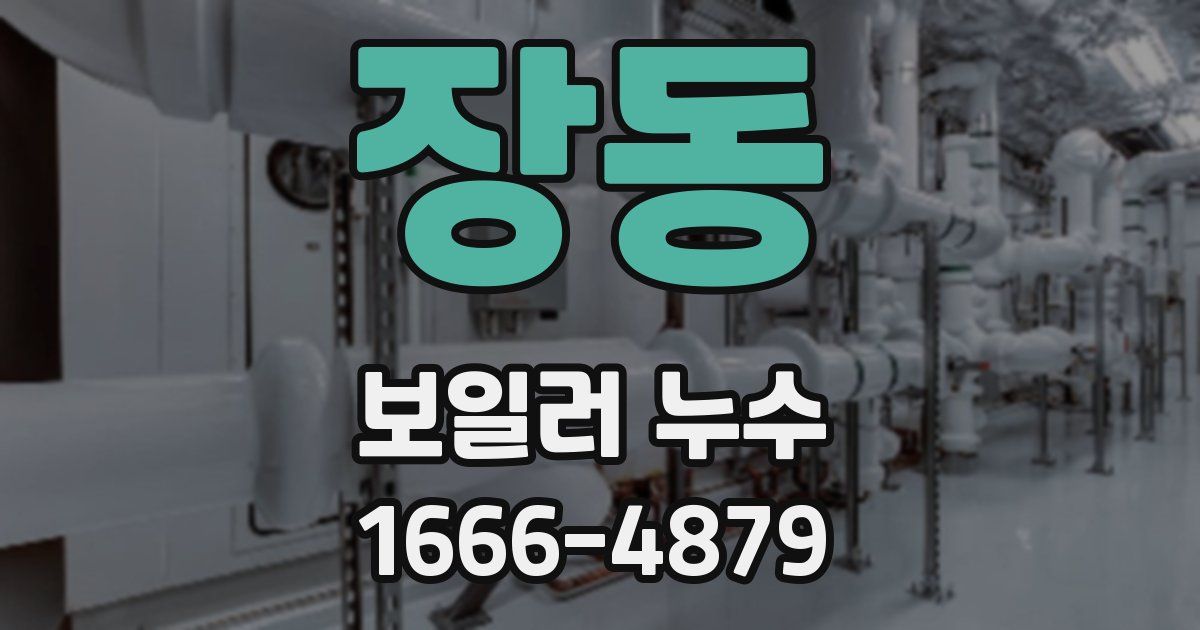장동 보일러 누수
