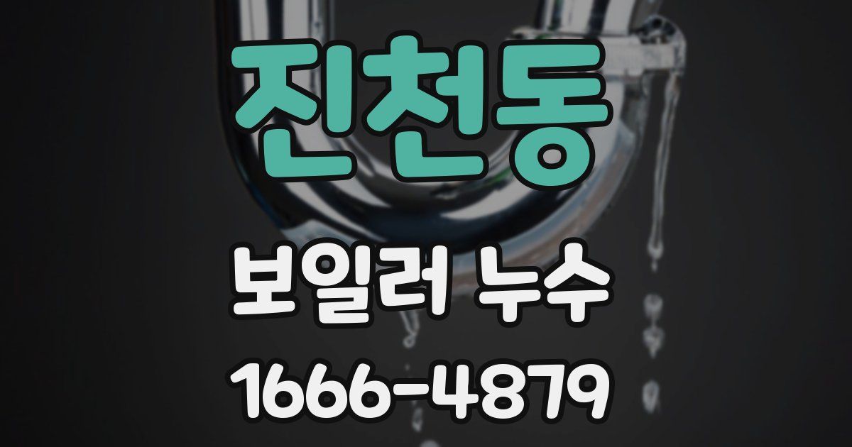 진천동 보일러 누수