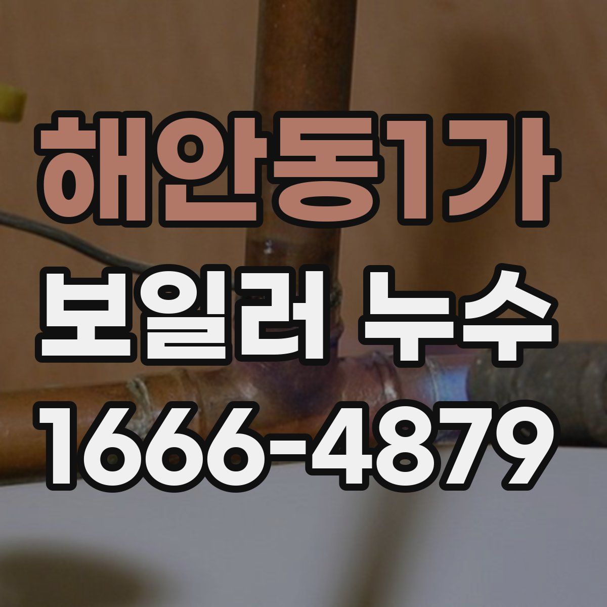 해안동1가 보일러 누수