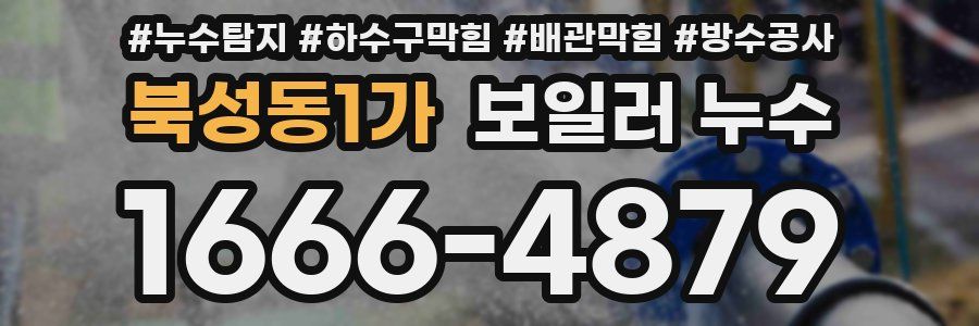 북성동1가 보일러 누수