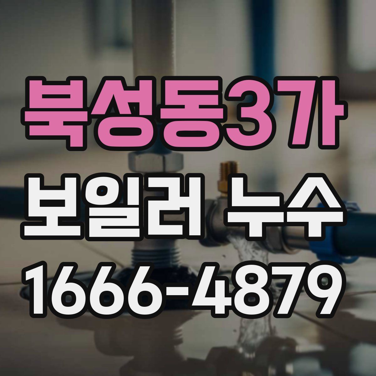 북성동3가 보일러 누수