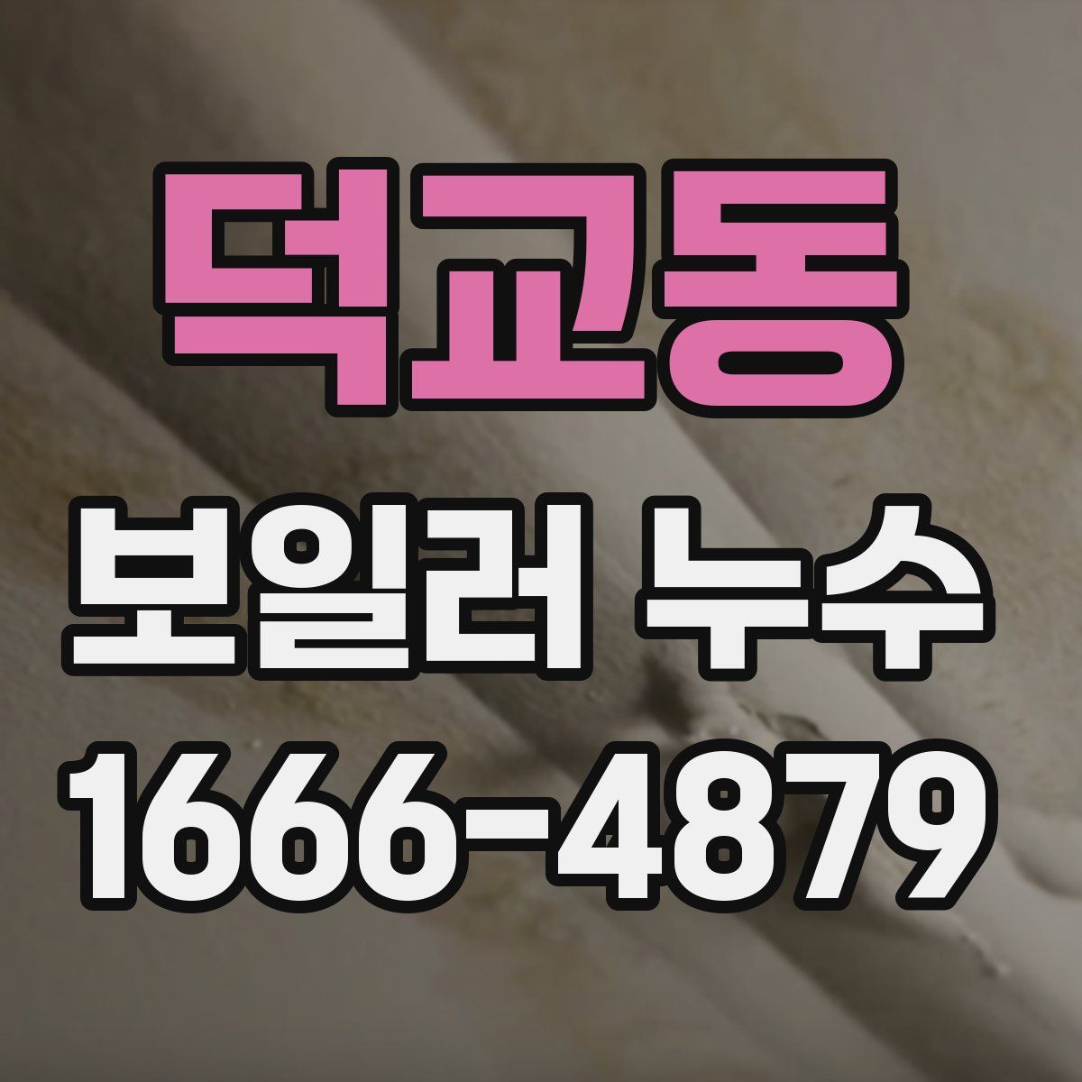 덕교동 보일러 누수