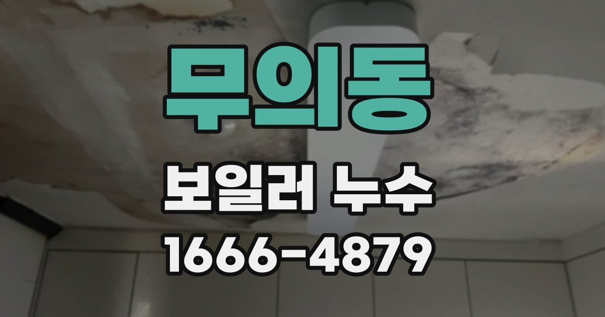 무의동 보일러 누수