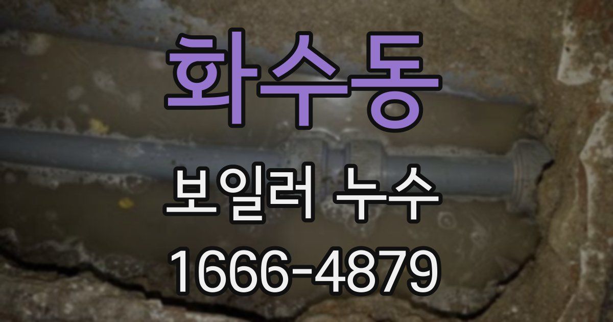 화수동 보일러 누수