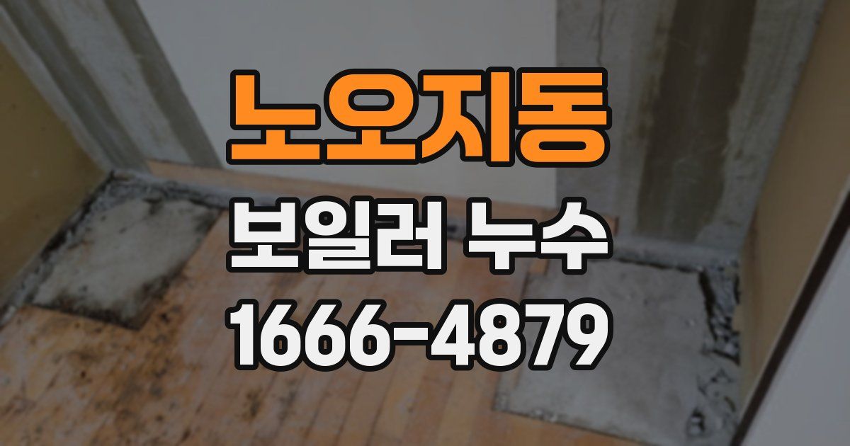 노오지동 보일러 누수