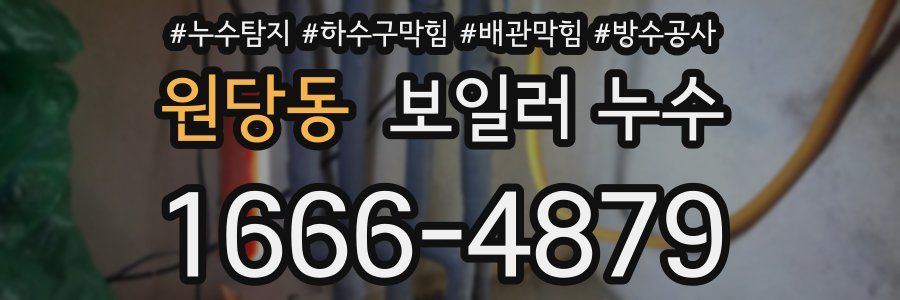 원당동 보일러 누수