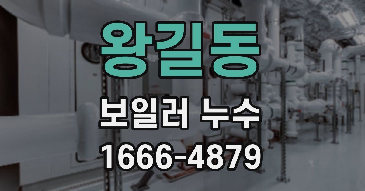 왕길동 보일러 누수