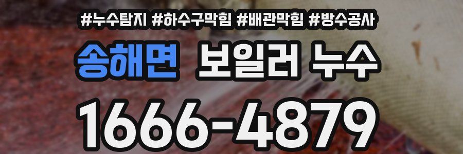 송해면 보일러 누수