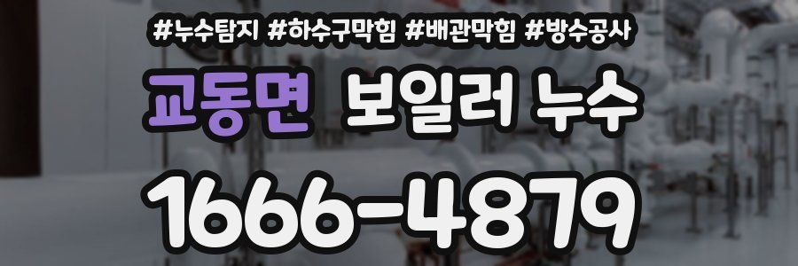 교동면 보일러 누수