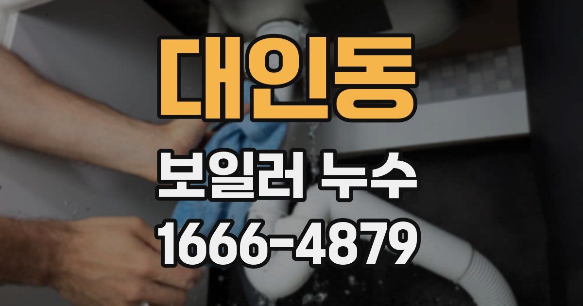 대인동 보일러 누수