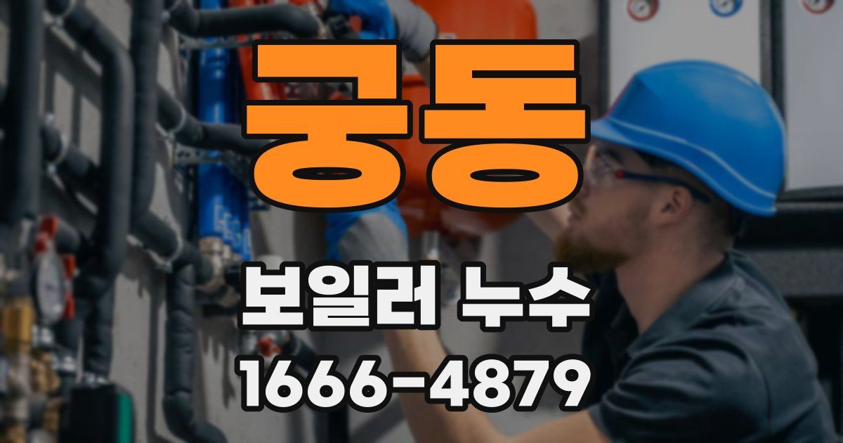 궁동 보일러 누수