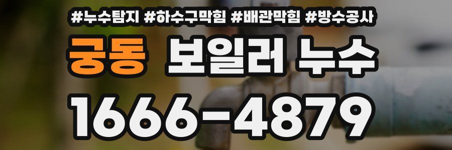 궁동 보일러 누수