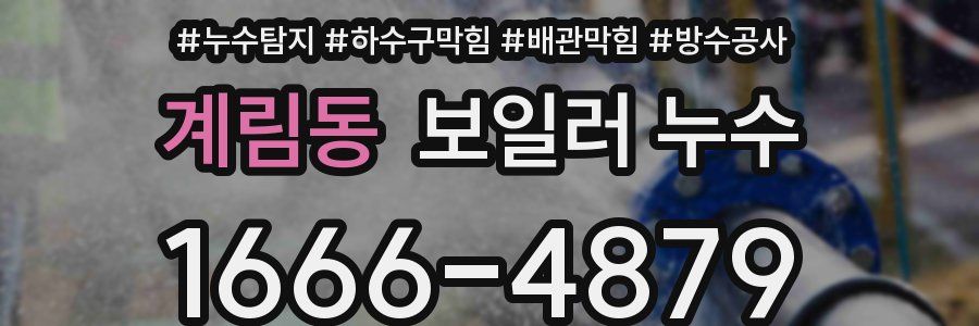 계림동 보일러 누수