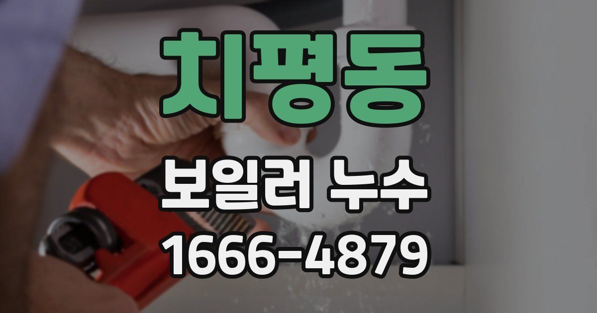 치평동 보일러 누수