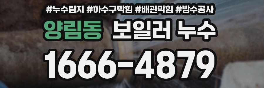 양림동 보일러 누수