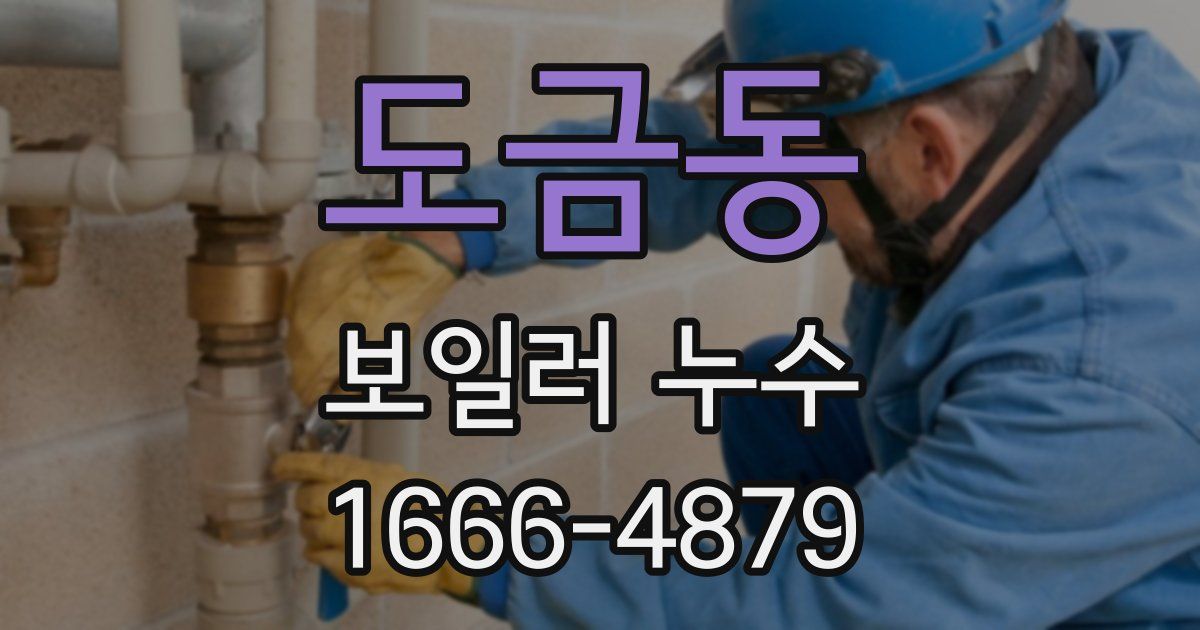 도금동 보일러 누수