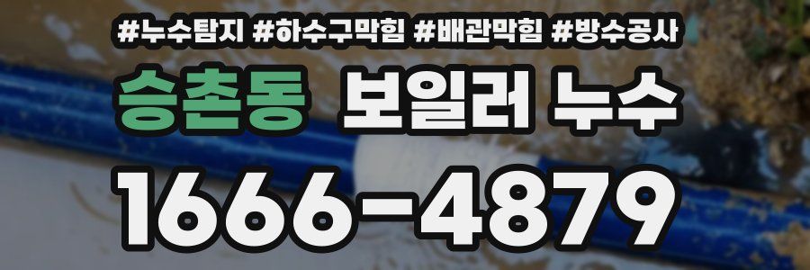 승촌동 보일러 누수