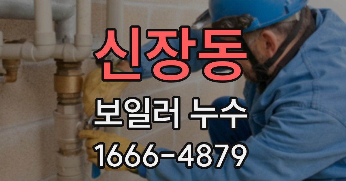 신장동 보일러 누수
