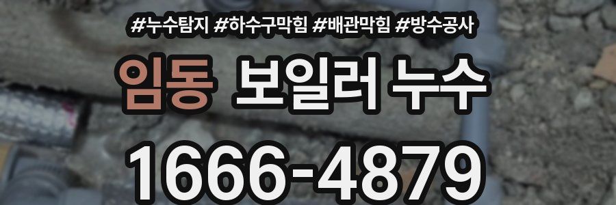 임동 보일러 누수