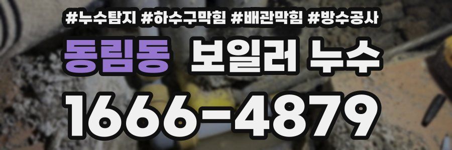동림동 보일러 누수