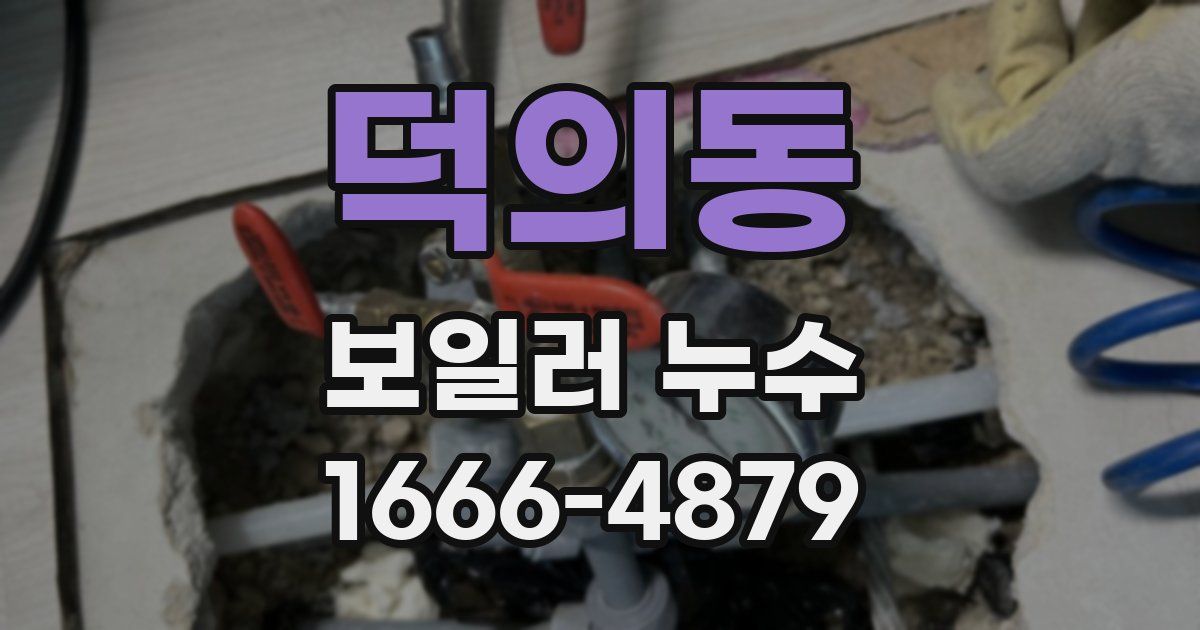 덕의동 보일러 누수