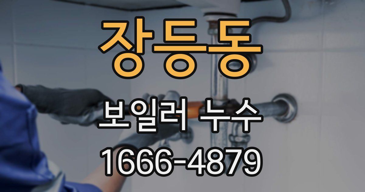 장등동 보일러 누수