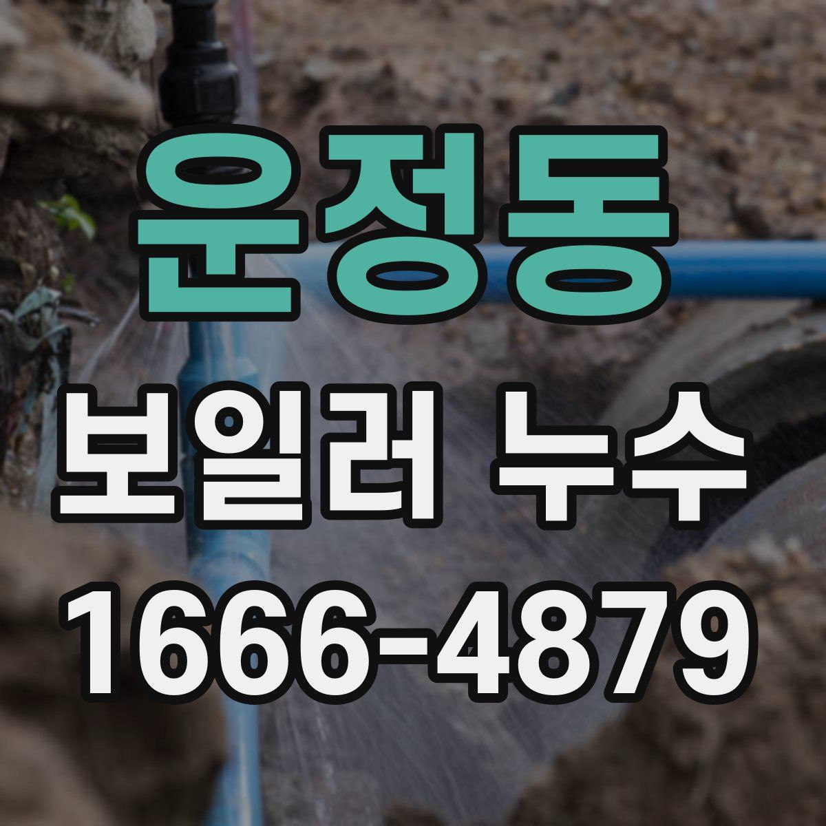 운정동 보일러 누수