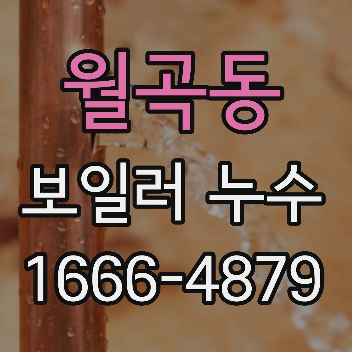 월곡동 보일러 누수