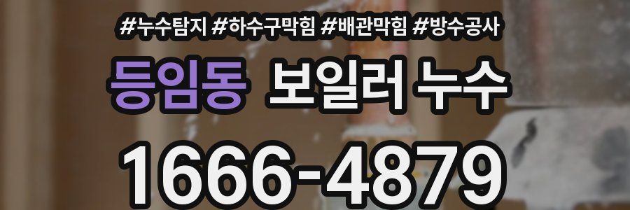 등임동 보일러 누수