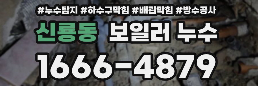 신룡동 보일러 누수