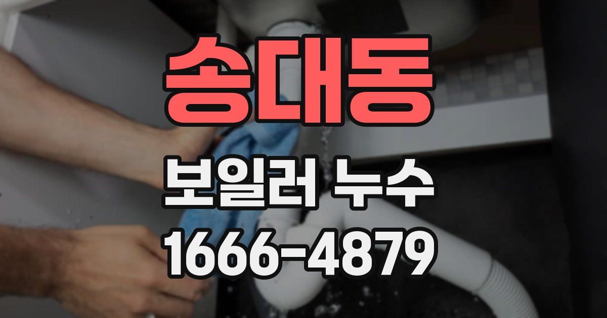 송대동 보일러 누수