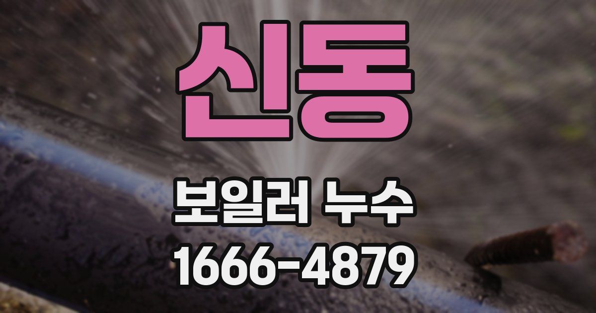 신동 보일러 누수