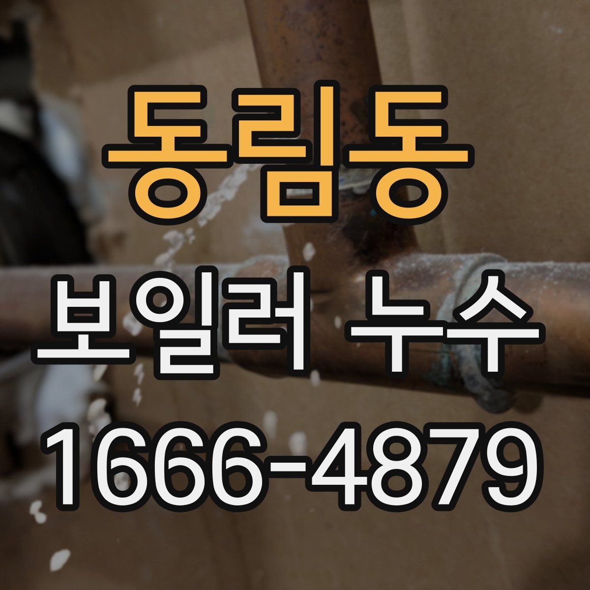 동림동 보일러 누수