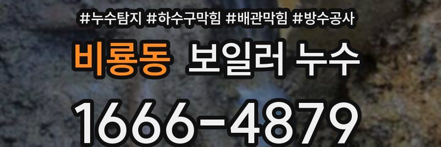 비룡동 보일러 누수