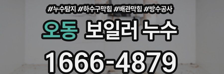 오동 보일러 누수