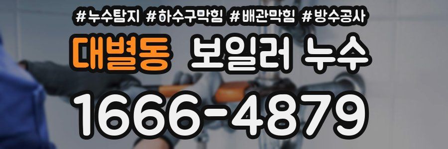 대별동 보일러 누수