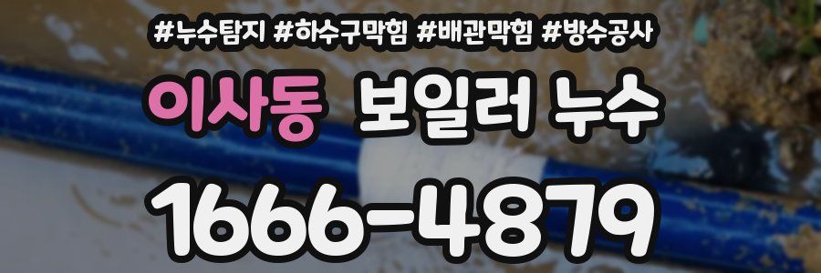 이사동 보일러 누수