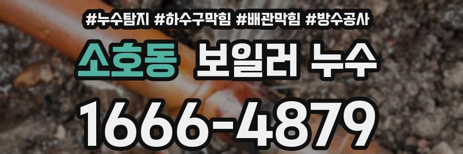 소호동 보일러 누수