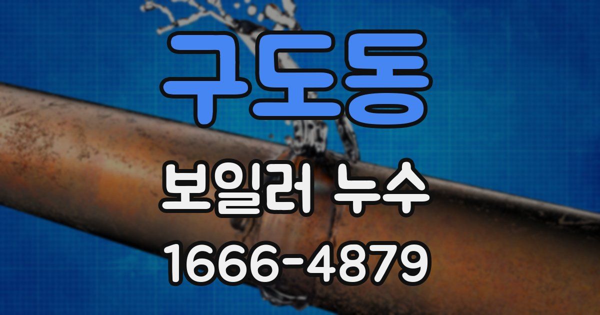 구도동 보일러 누수