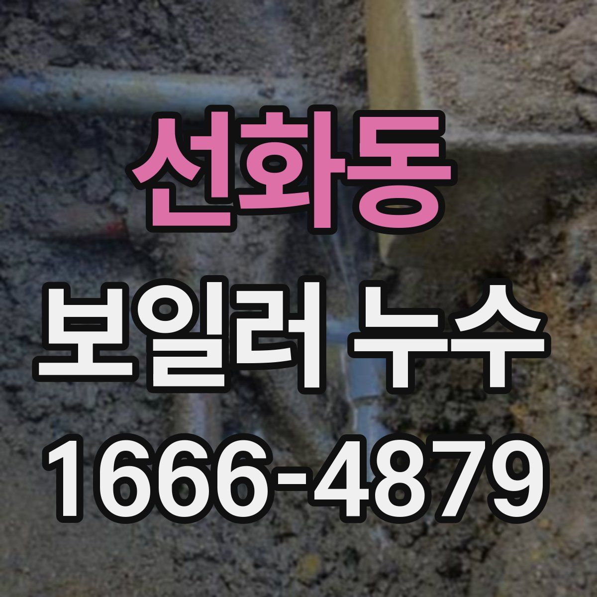 선화동 보일러 누수