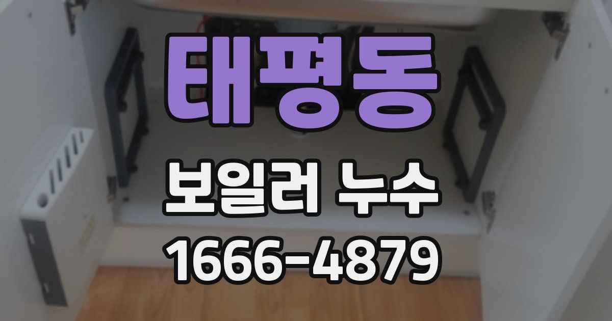 태평동 보일러 누수