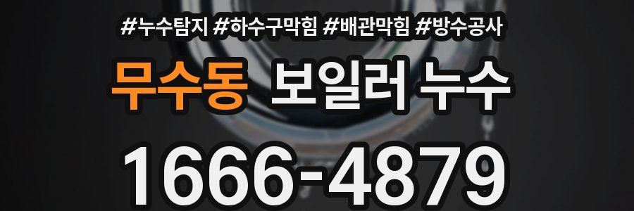 무수동 보일러 누수