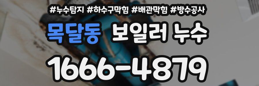 목달동 보일러 누수