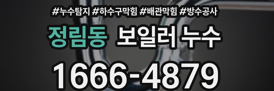 정림동 보일러 누수