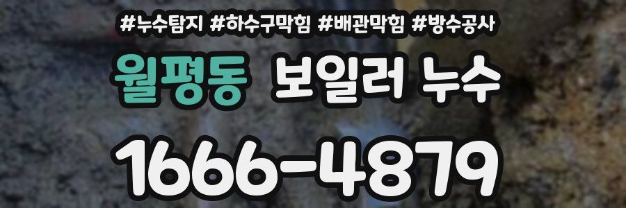 월평동 보일러 누수
